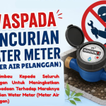 Waspada, Pencurian Meter Air